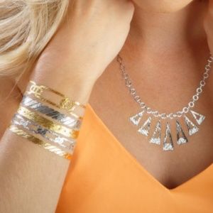 Hot Jewels Metallic Temporary Tattoos